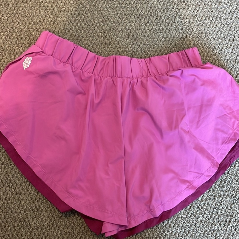 Free people movement pink running shorts size xs